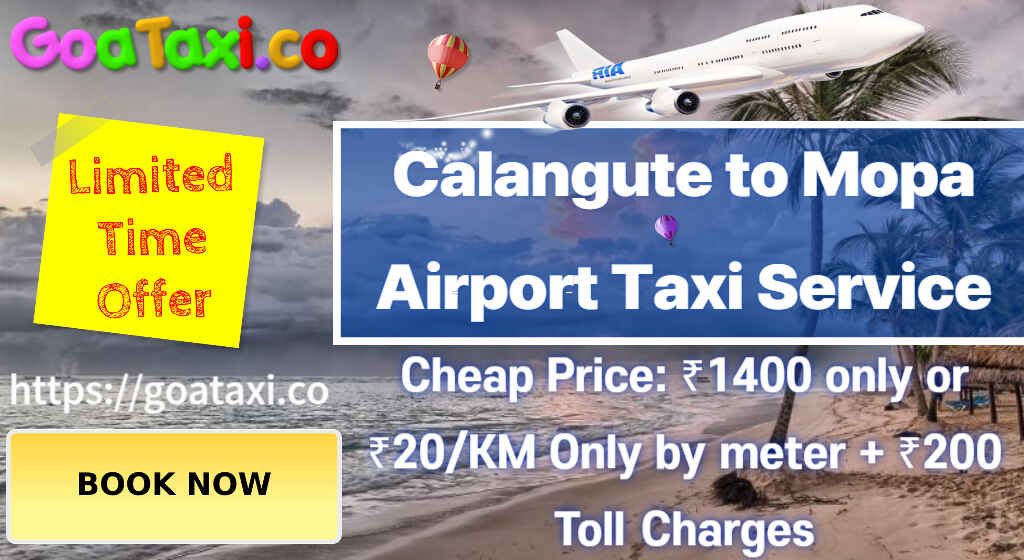 Calangute to Mopa Airport Taxi Service featured image